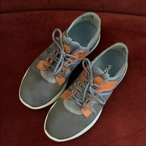 Olukai Gray and Tan Men's Sneakers